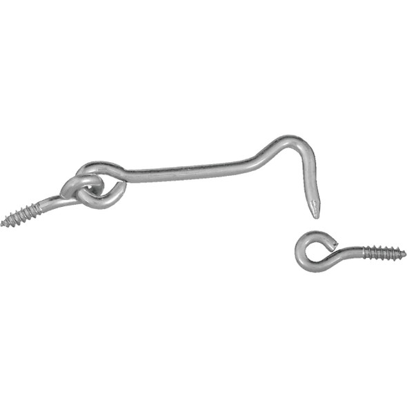 National Hardware 3 In. Steel Hook & Eye Bolt (2-Count) N117-994