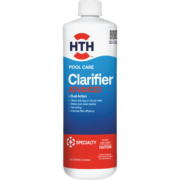 HTH Pool Care 1 Qt.  Liquid Clarifier Advanced 67212