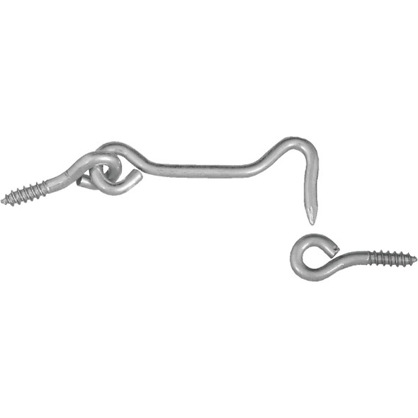 National Hardware 2-1/2 In. Steel Hook & Eye Bolt (2-Count) N117-952
