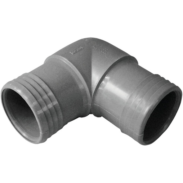 Boshart 2 In. 90 Deg. Polypropylene Insert Elbow (1/4 Bend) UPPE-20 Pack of 5