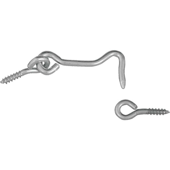 National Hardware 2 In. Steel Hook & Eye Bolt (2-Count) N117-911