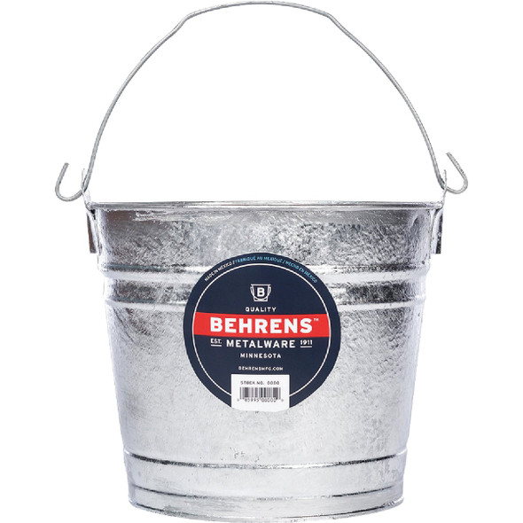 Behrens 8 Qt. Hot-Dipped Steel Pail 1208