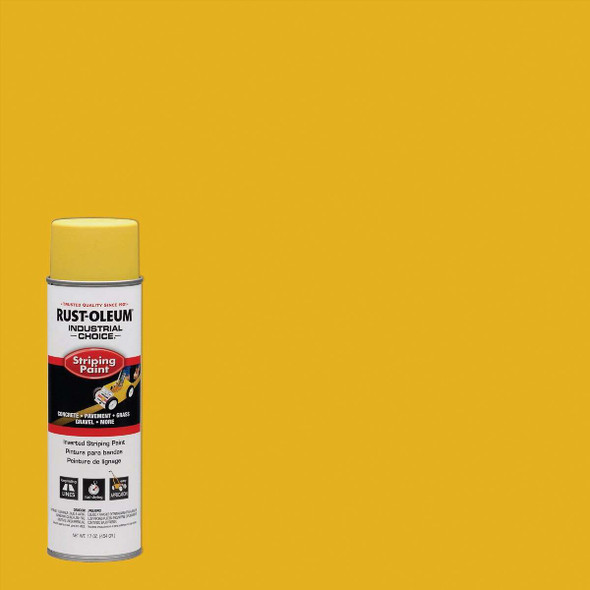 Rust-Oleum Industrial Choice Yellow 17 Oz. Striping Paint  1648838V
