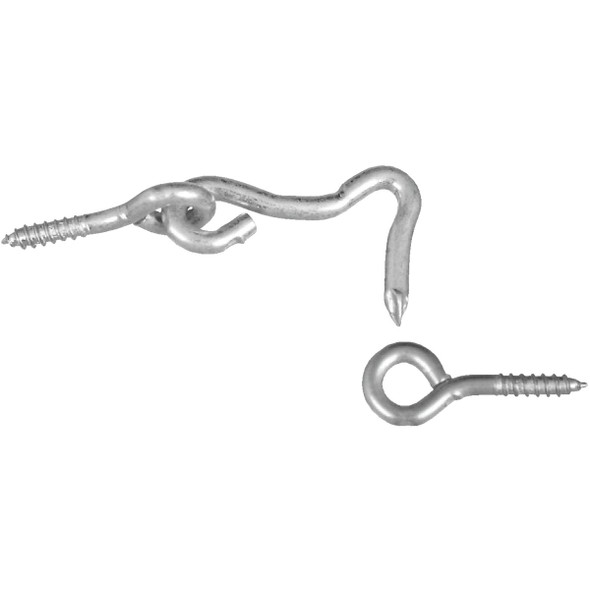 National Hardware1 In. Steel Hook & Eye Bolt (2-Count) N117-820
