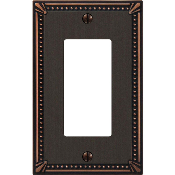 Amerelle Aged Brz Gfi Wallplate 74RDB