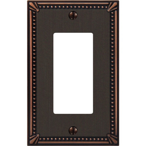 Amerelle Aged Brz Gfi Wallplate 74RDB