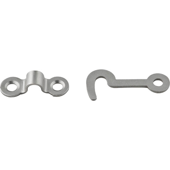 National Hardware Satin Nickel Decorative Hook and Staple (2 Count) N211-017