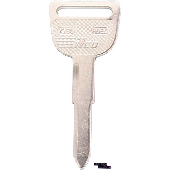 ILCO Honda Nickel Plated Automotive Key, HD90 / X181 (10-Pack) IAF01196033