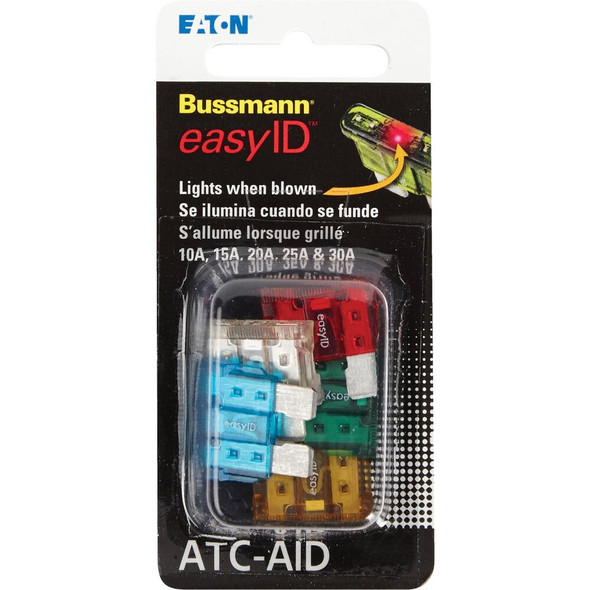 Bussmann ATC Easy ID Blade Fuse Assortment BP-ATC-AID 583639