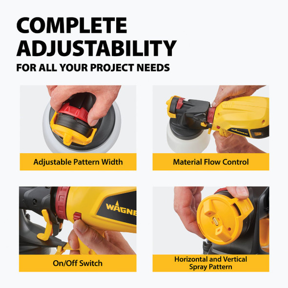 Wagner Control Spray Xtra Duty Handheld HVLP Stain Sprayer 2416643 776536