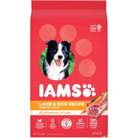IAMS Proactive Health Lamb Meal & Rice Formula 15 Lb. Adult Dry Dog Food 109086