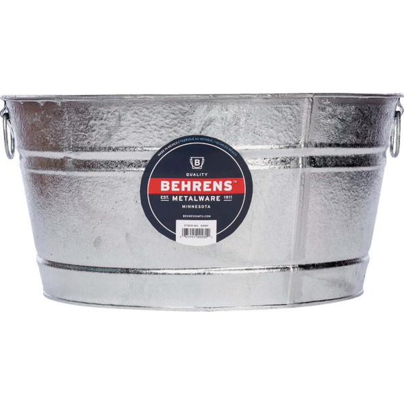 Behrens 9 Gal. Round Hot-Dipped Utility Tub 0