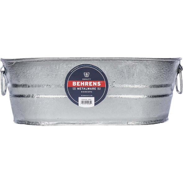 Behrens 2 Gal. Oval Hot-Dipped Utility Tub 000-OV