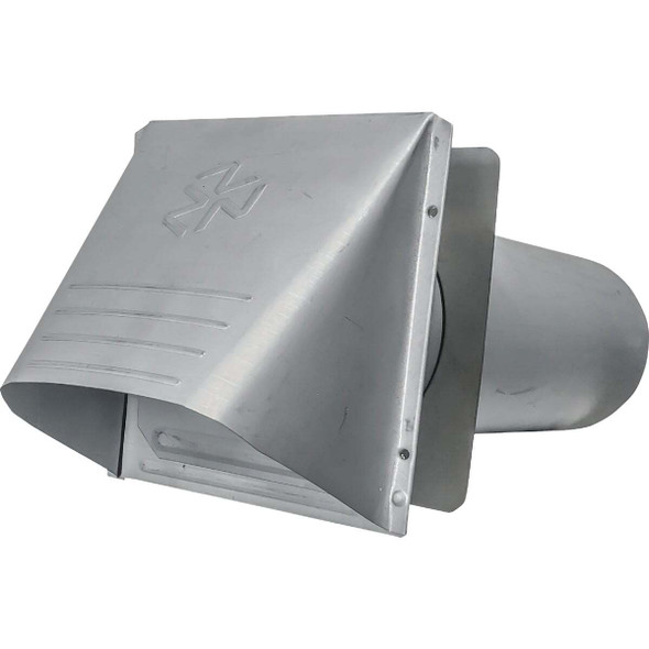 Builder's Best P-Tanium 4 In. Galvanized Wide Mouth Dryer Vent Hood 110889