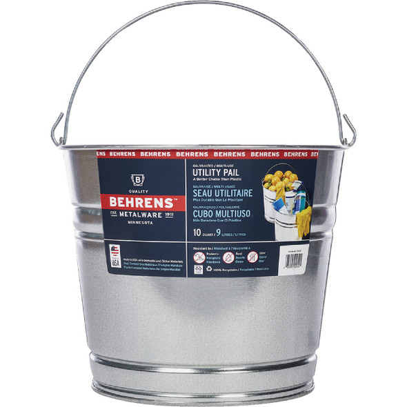 Behrens 10 Qt. Galvanized Steel Pail 1210GS