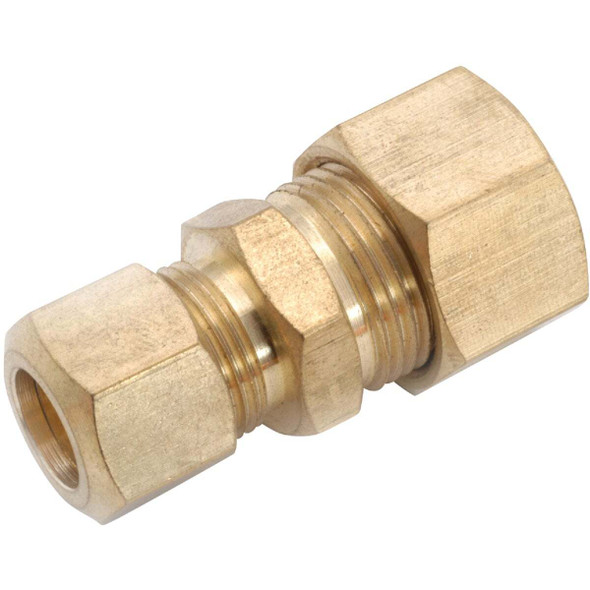 Anderson Metals 5/8 In. x 3/8 In. Brass Low Lead Compression Union 750082-1006