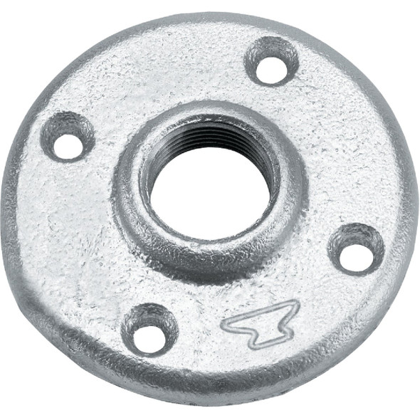Anvil 1-1/2 In. Malleable Iron Galvanized Floor Flange 8700164455