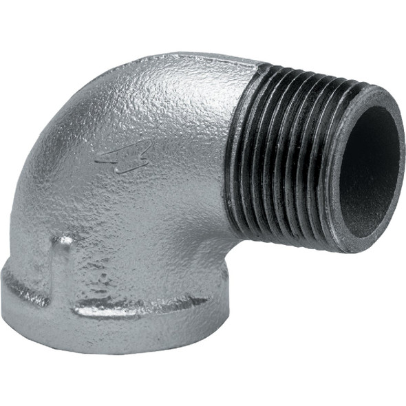 Anvil 1 In. 90 Deg. Street Galvanized Elbow (1/4 Bend) 8700127858