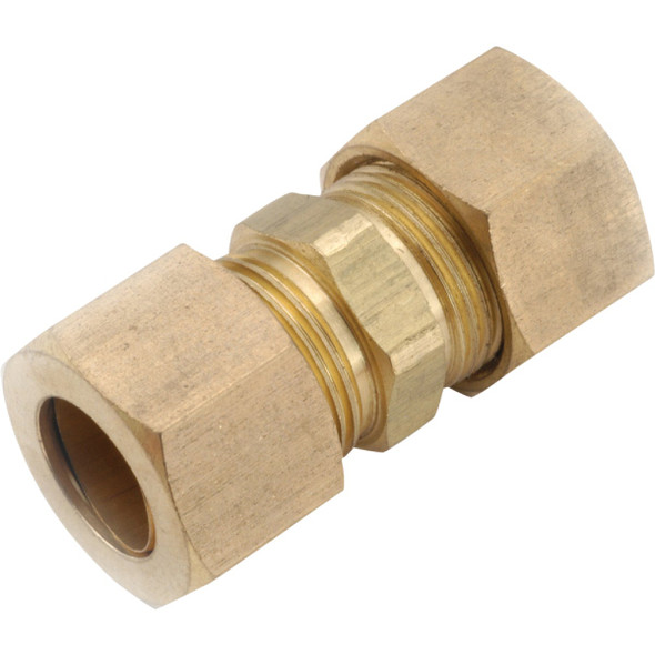 Anderson Metals 1/8 In. Brass Low Lead Compression Union 750062-02 Pack of 10 Anderson Metals 1/8 In. Brass Low Lead Compression Union 750062-02 Pack of 10