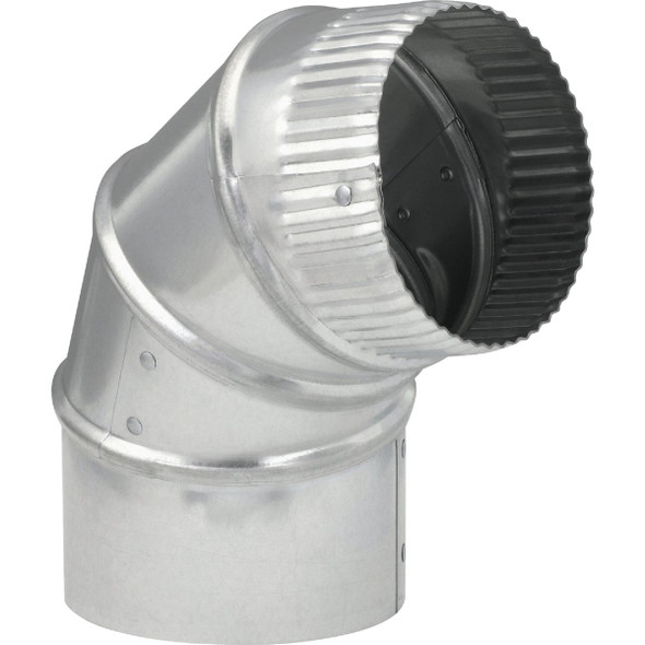 Imperial 26 Ga. 4 In. Round Galvanized Adjustable Elbow GV0284-C