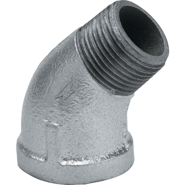 Anvil 3/4 In. 45 Deg. Street Galvanized Elbow (1/8 Bend) 8700128559