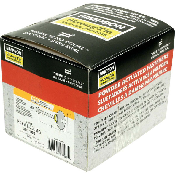 Simpson Strong-Tie 2-7/8" Galv Pin W/Washer PDPAWL-287MG