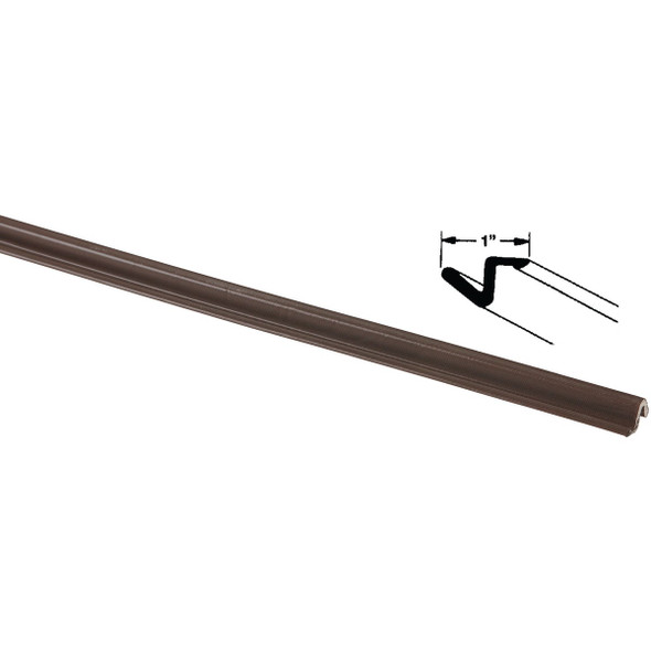 Frost King 7 Ft. 1 In. Brown Door Gasket DS7B/25 Pack of 25