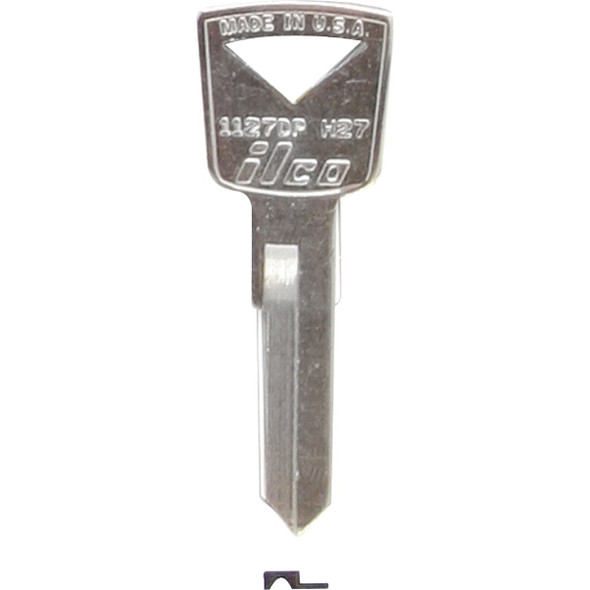ILCO Ford Nickel Plated Automotive Key H27 / 1127DP (10-Pack) IAL3034401B