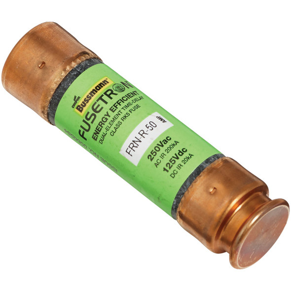 Bussmann 50A FRN-R Cartridge Heavy-Duty Time Delay Cartridge Fuse FRN-R-50 523865