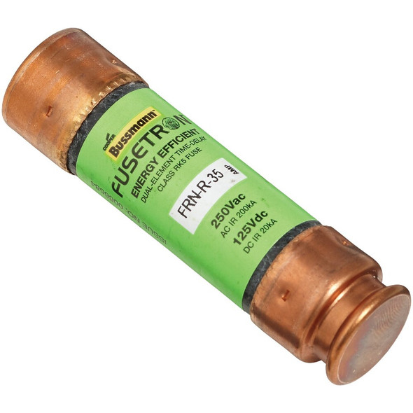 Bussmann 35A FRN-R Cartridge Heavy-Duty Time Delay Cartridge Fuse FRN-R-35 523883