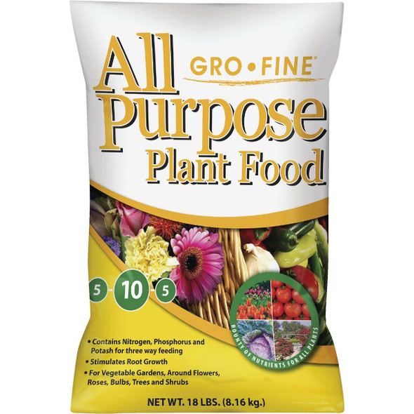 Gro-Fine 18 Lb. 5-10-5 All Purpose Dry Plant Food GF40561