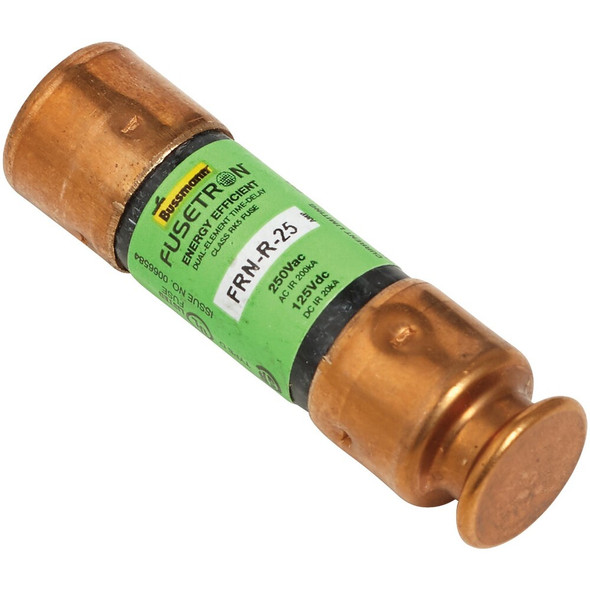 Bussmann 25A FRN-R Cartridge Heavy-Duty Time Delay Cartridge Fuse FRN-R-25 523936