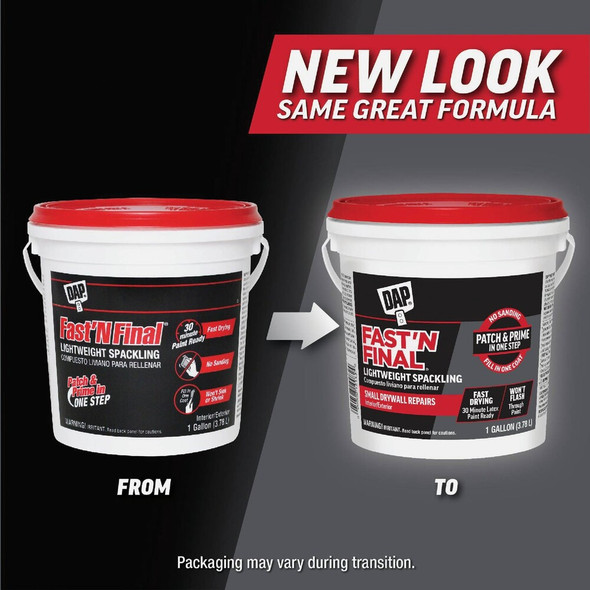 DAP Fast 'N Final 1 Gal. Lightweight Latex Patch & Prime Spackling 7079812143 773568