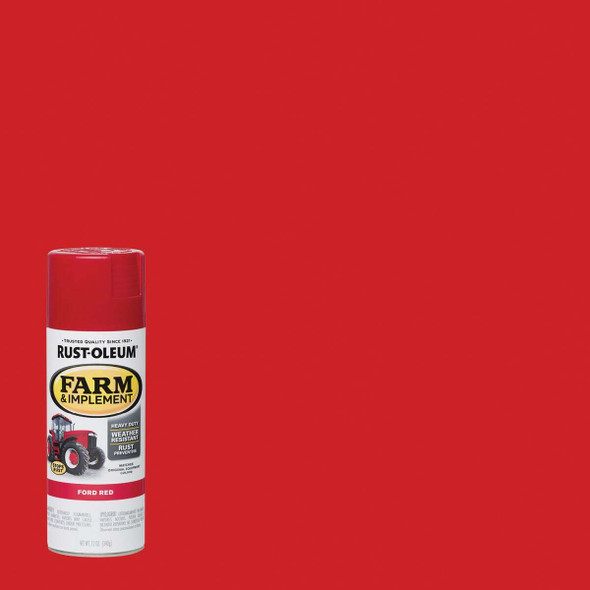 Rust-Oleum 12 Oz. Ford Red Farm & Implement Spray Paint 280136