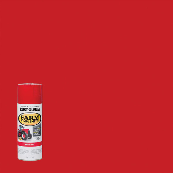 Rust-Oleum 12 Oz. Ford Red Farm & Implement Spray Paint 280136