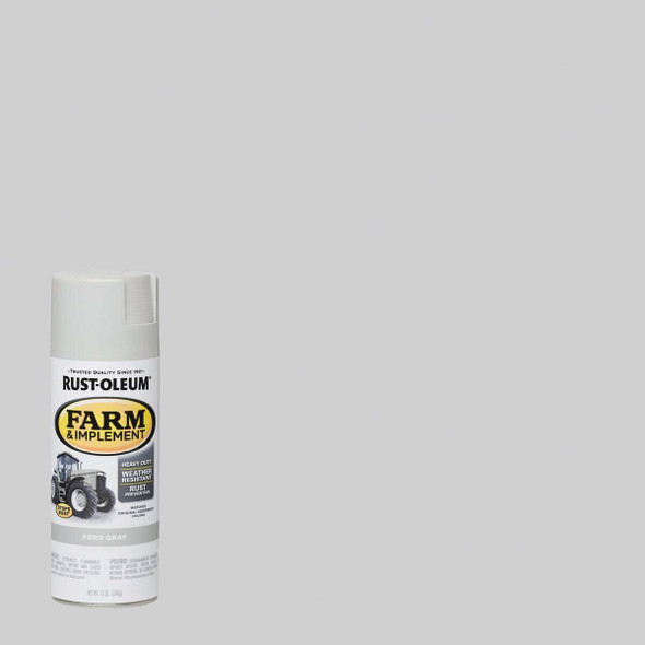 Rust-Oleum 12 Oz. Ford Gray Farm & Implement Spray Paint 280138