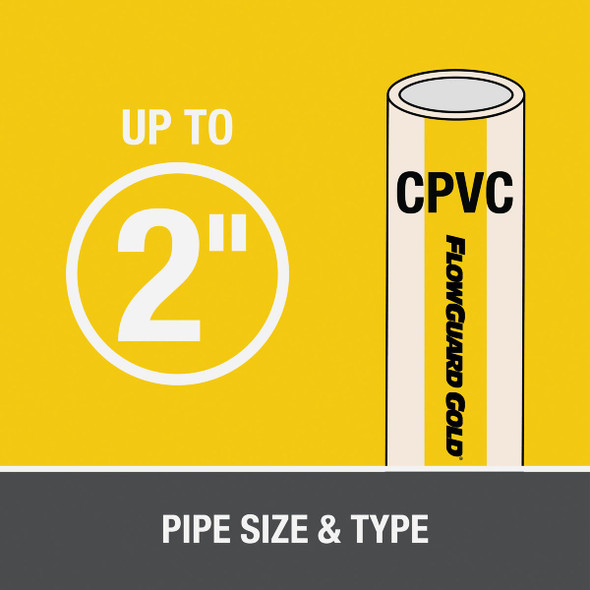 Oatey FlowGuard Gold 4 Oz. Medium Bodied Yellow All Weather One-Step CPVC Cement Oatey FlowGuard Gold 4 Oz. Medium Bodied Yellow All Weather One-Step CPVC Cement