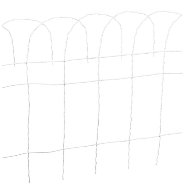 Best Garden 14 In. H x 20 Ft. L Galvanized Wire Decorative Border Fence 732942