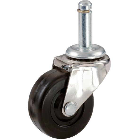 Shepherd Hardware 2 In. Friction Grip Rubber Swivel Stem Caster 9192