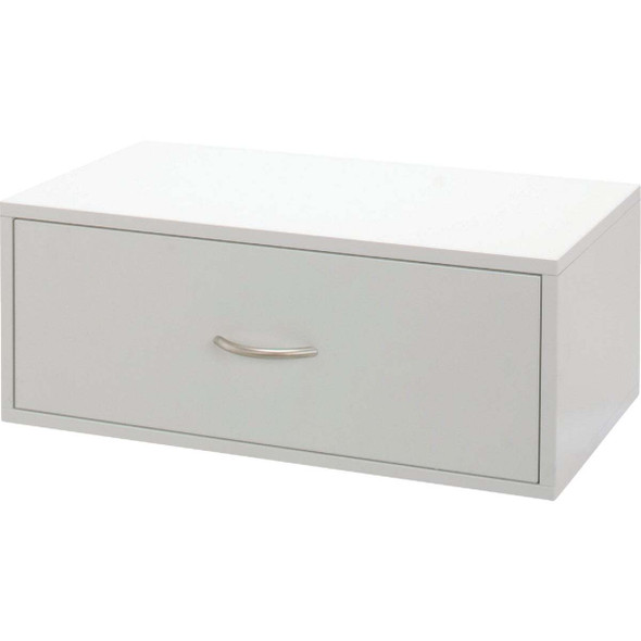 FreedomRail Double Hung 1-Drawer White Organization Box 7315112411