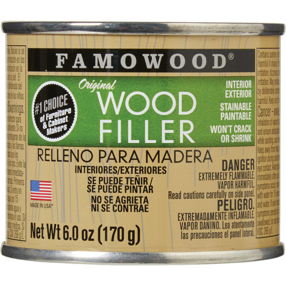 FAMOWOOD Cedar  6 Oz. Wood Filler FAMOWOOD Cedar  6 Oz. Wood Filler