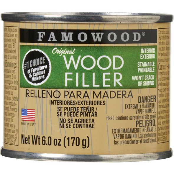 Famowood 6 Oz. Alder Wood Filler Famowood 6 Oz. Alder Wood Filler