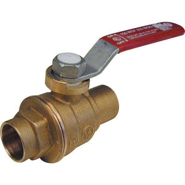 ProLine 1/2 In. SWT x 1/2 In. SWT Brass Ball Valve 107-453NL