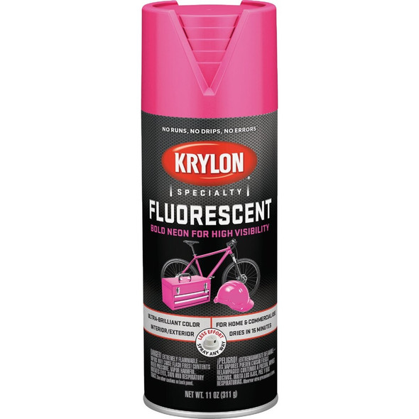 Krylon 11 Oz. Fluorescent Spray Paint, Cerise Pink K03105777 774870