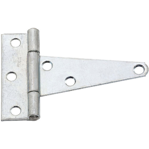 National Hardware 4 In. Zinc-Plated Steel Heavy-Duty Tee Hinge (2-Pack) N129-031