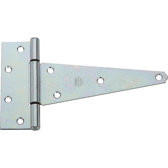 National Hardware 8 In. Zinc-Plated Steel Heavy-Duty Tee Hinge (2-Pack) N129-239