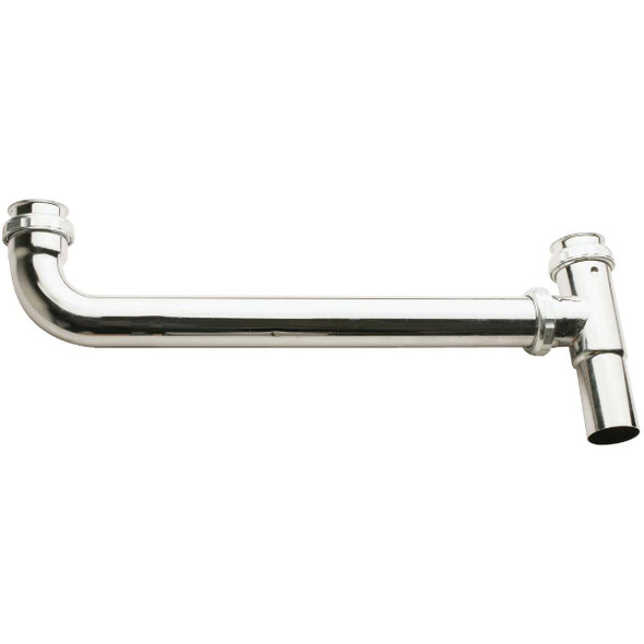 Keeney 1-1/2 In. x 16 In. Satin Nickel End Outlet Waste 4815K