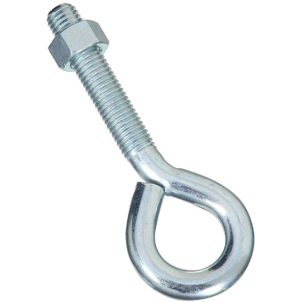 National Hardware 5/8 In. x 6 In. Zinc Eye Bolt with Hex Nut N347-666