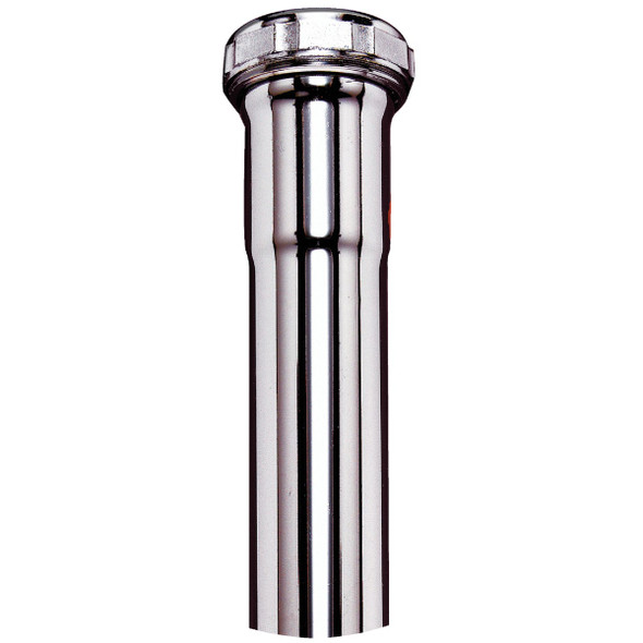 Keeney 1-1/4 In. X 8 In. Chrome Extension Tube 1669PCU