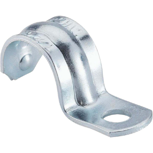 Halex 1/2 In. Click-On EMT 1-Hole Conduit Strap (4-Pack) 96151